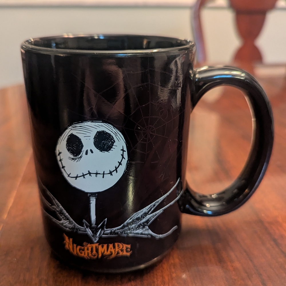 The Nightmare Before Christmas Color Change Mug Cup Jack Pumpkin King Zak